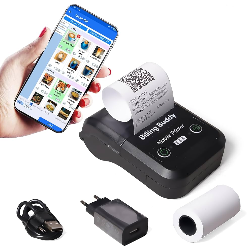 Group of barcode scanners including handheld and stationary models with a USB dongle on a pink overlay background